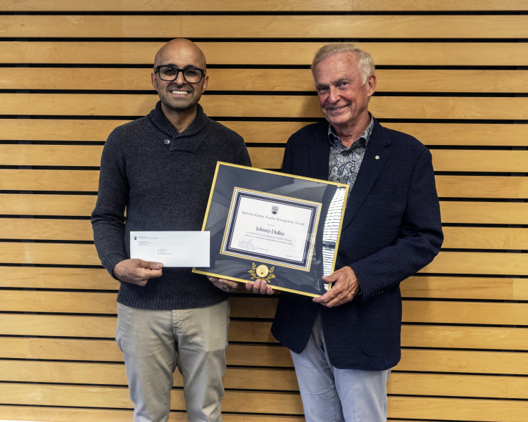 Johnny Dulku and James McEwen