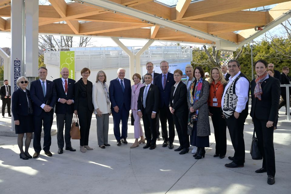 German President Frank-Walter Steinmeier and First Lady Greeted by UBC representatives