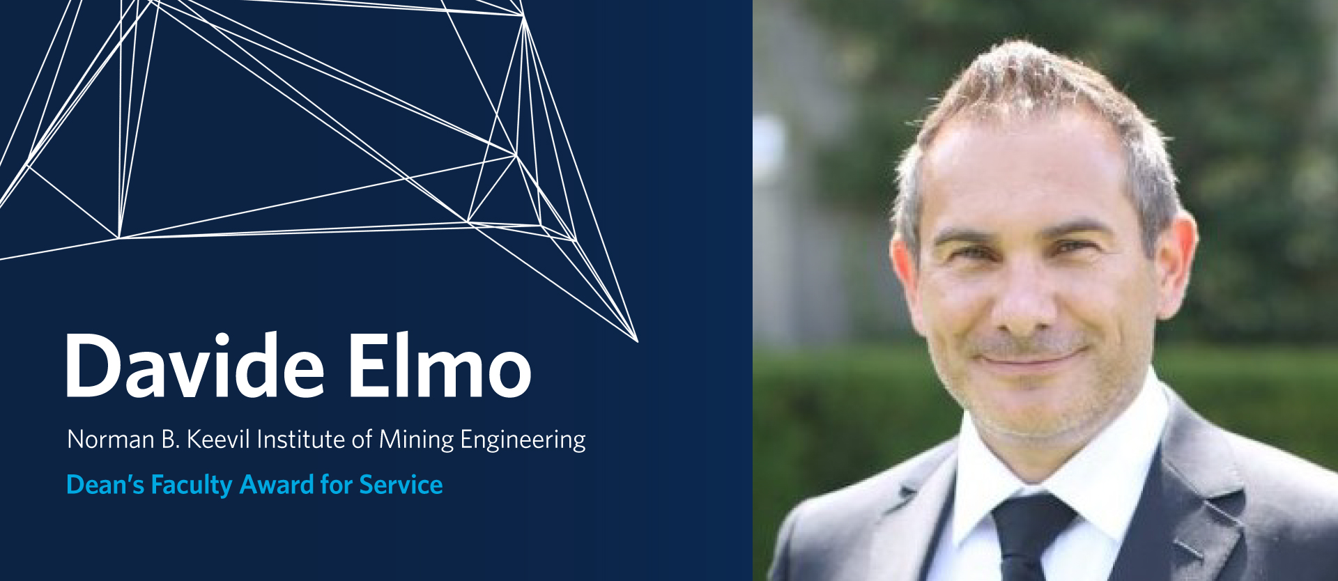 2023 Dean's Faculty Award - Davide Elmo