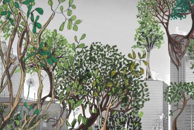 Illustration of trees