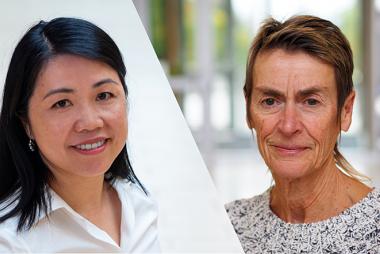 Karen Cheung and Leonie Sandercock