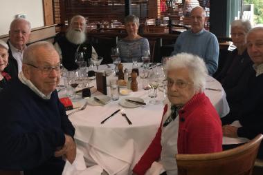 class of '56 at the reunion