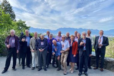 Engineering class of '73 at the reunion