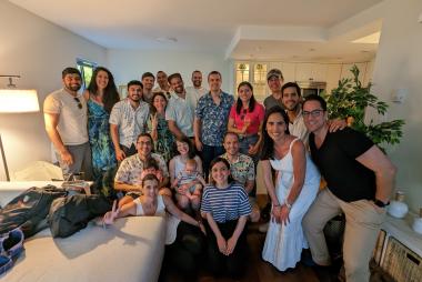 Engineering class of '18 at the reunion