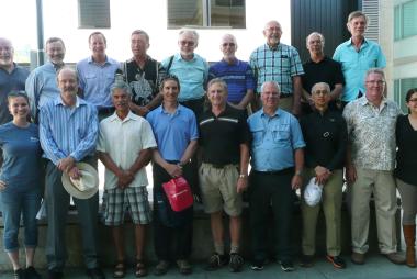 Some of the Mechanical Engineering class of 1977 at their 40th reunion