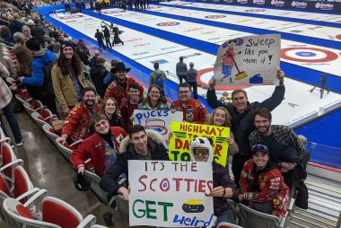 UBC Engineering Alumni at the Women's Curling Championship