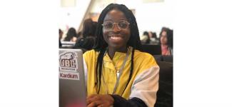 Coralie Tcheuné smiling