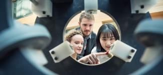 students at design and innovation day