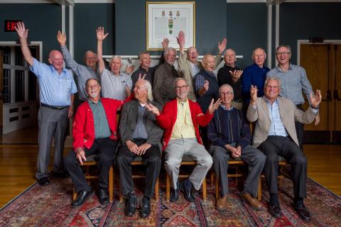 Mech Eng classs of 1968's 50th reunion's group photo