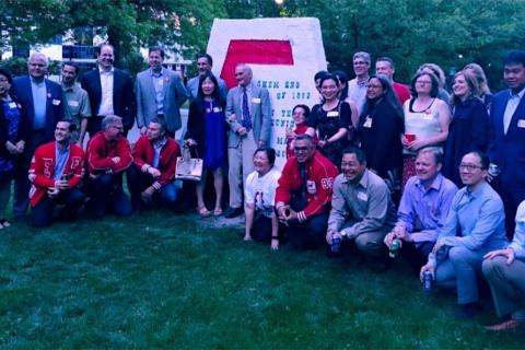 Class of 1993 reunion's group photo