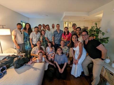 Engineering class of '18 at the reunion