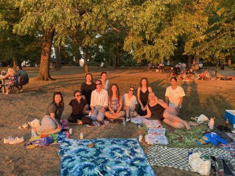 SCARP Alumni gathering at Kits Point Beach